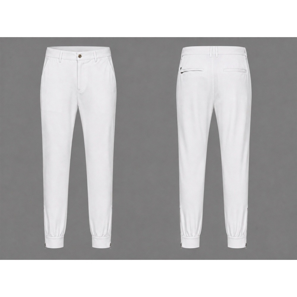 Primo Golf Joggers Mens 32 tall Gray Ankle Zip Performance Stretch Tapered